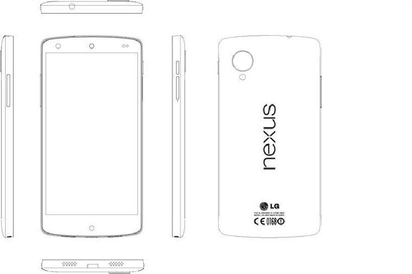 Габариты LG Nexus 5