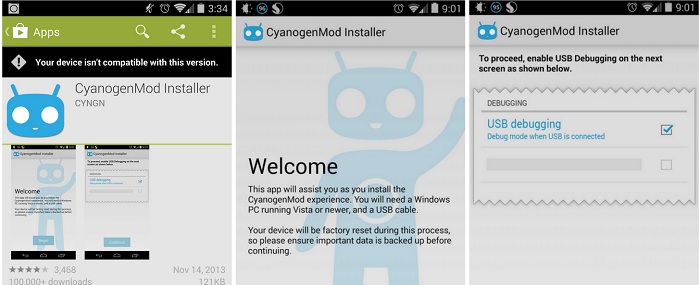 Установщик CyanogenMod