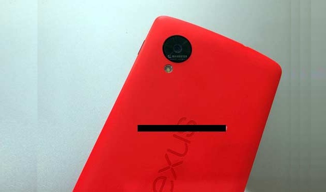 Инженерный семпл красного Nexus 5