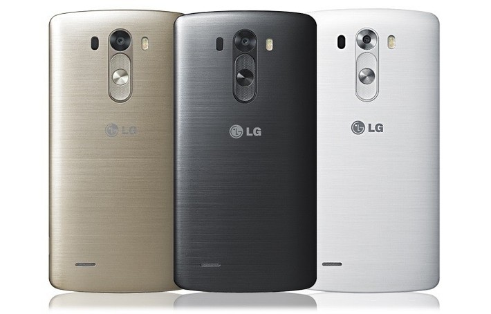 Черный, белый и золотой вариант LG G3