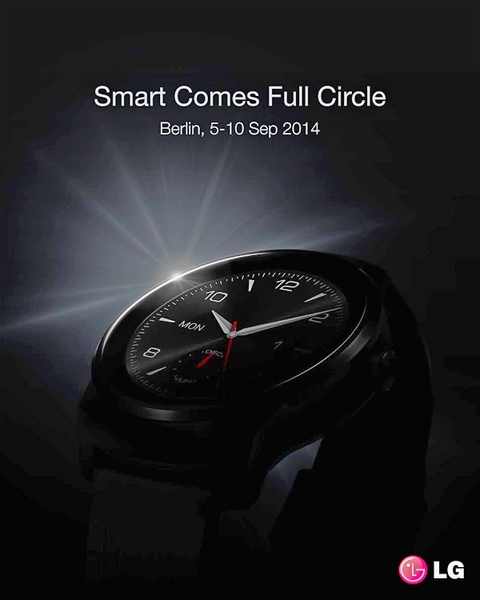 LG G Watch R на выставке IFA 2014